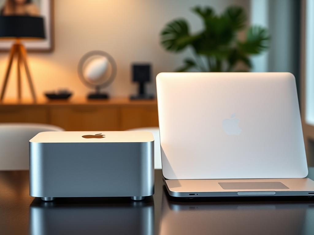 Mac Mini and MacBook Pro design comparison
